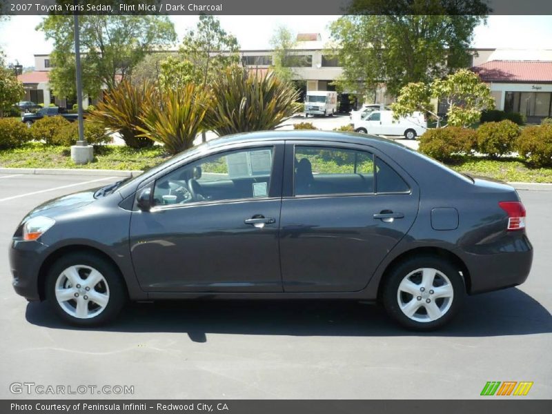 Flint Mica / Dark Charcoal 2007 Toyota Yaris Sedan