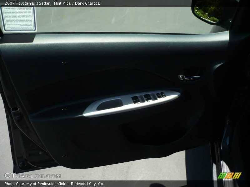 Flint Mica / Dark Charcoal 2007 Toyota Yaris Sedan
