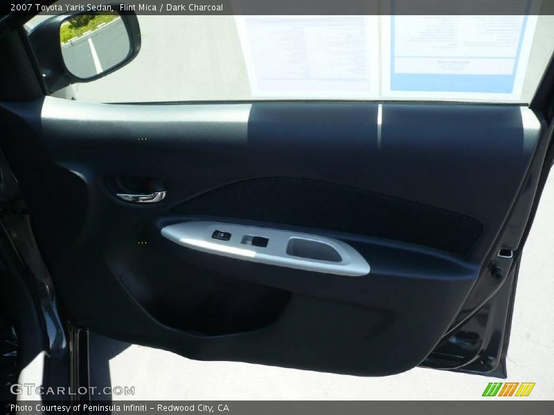 Flint Mica / Dark Charcoal 2007 Toyota Yaris Sedan