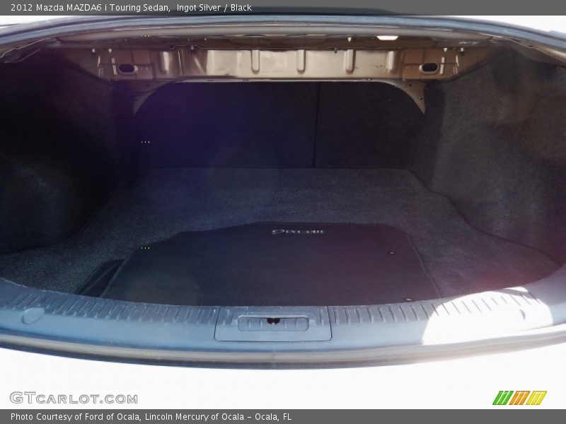 Ingot Silver / Black 2012 Mazda MAZDA6 i Touring Sedan