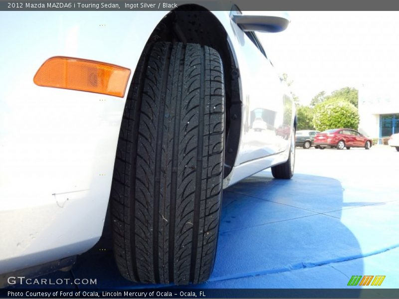 Ingot Silver / Black 2012 Mazda MAZDA6 i Touring Sedan