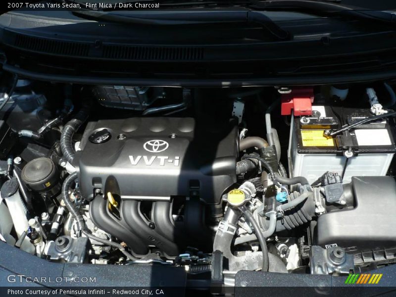 Flint Mica / Dark Charcoal 2007 Toyota Yaris Sedan