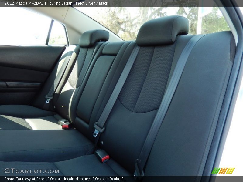 Ingot Silver / Black 2012 Mazda MAZDA6 i Touring Sedan