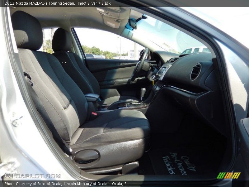 Ingot Silver / Black 2012 Mazda MAZDA6 i Touring Sedan