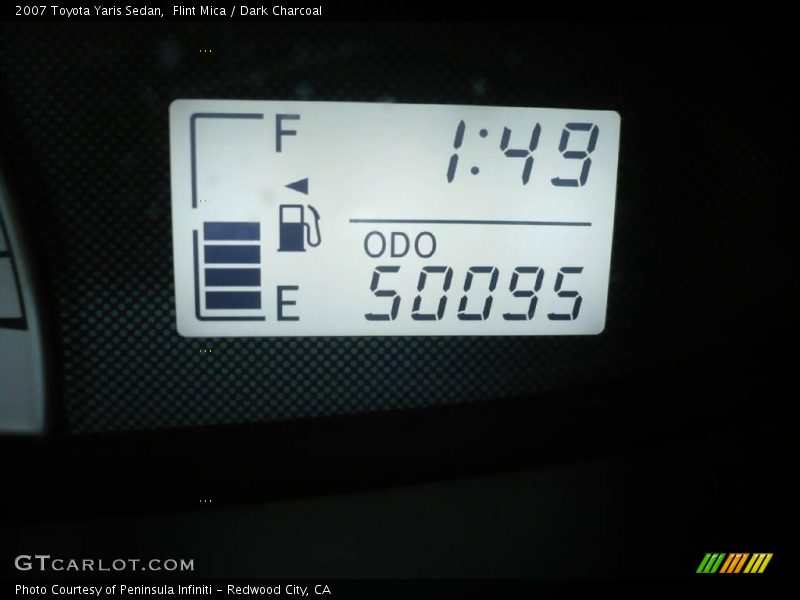 Flint Mica / Dark Charcoal 2007 Toyota Yaris Sedan