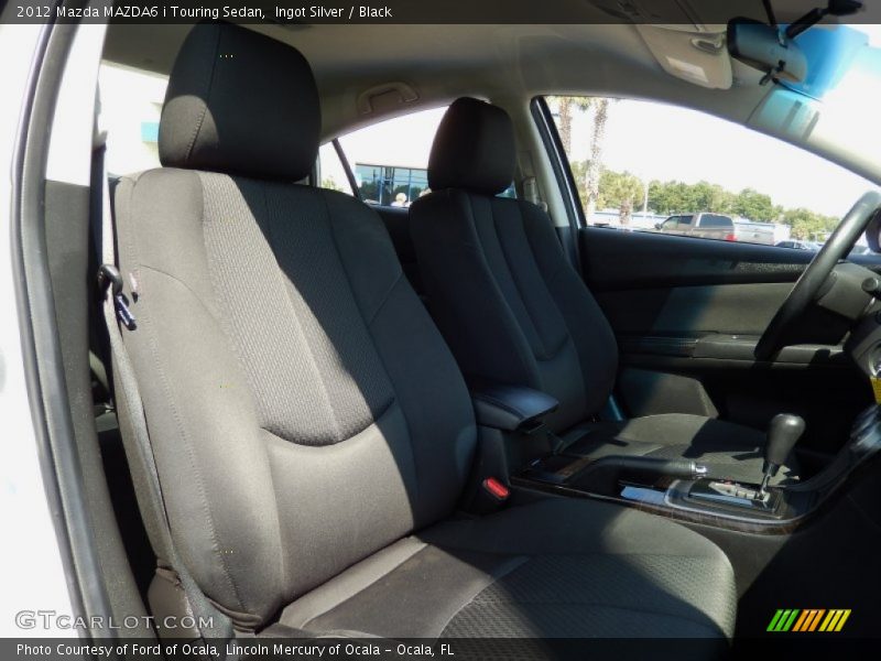 Ingot Silver / Black 2012 Mazda MAZDA6 i Touring Sedan