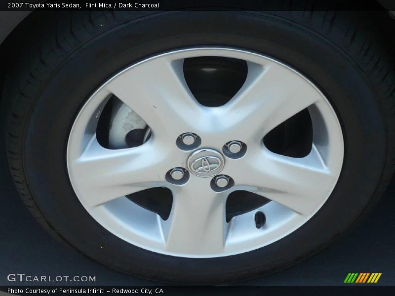 Flint Mica / Dark Charcoal 2007 Toyota Yaris Sedan
