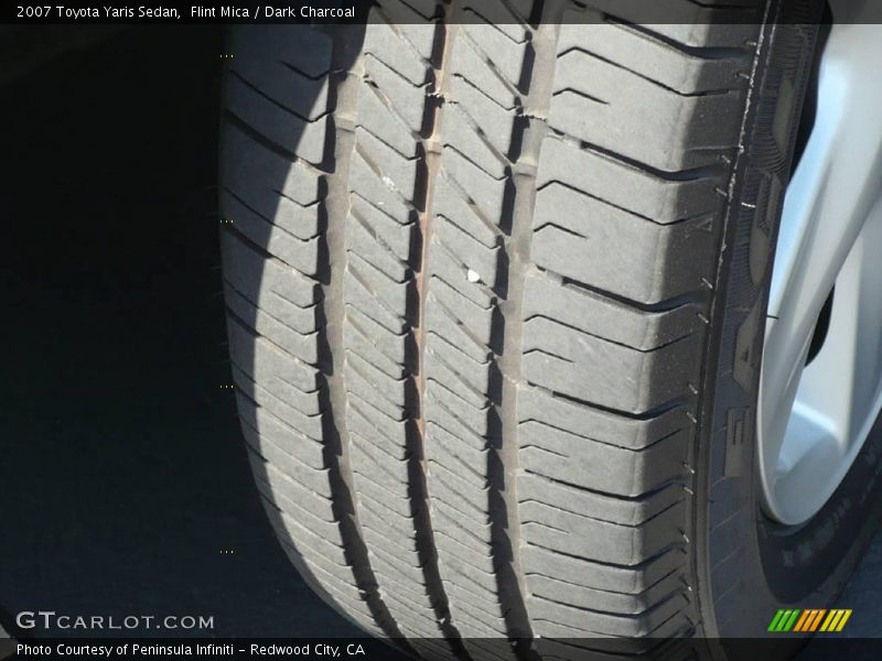 Flint Mica / Dark Charcoal 2007 Toyota Yaris Sedan