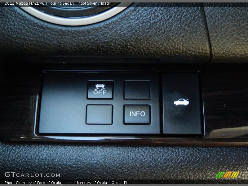 Ingot Silver / Black 2012 Mazda MAZDA6 i Touring Sedan