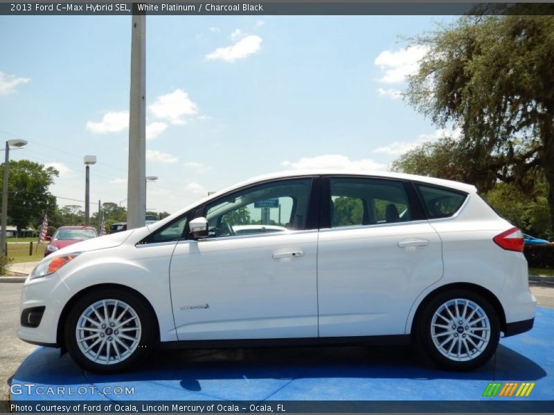White Platinum / Charcoal Black 2013 Ford C-Max Hybrid SEL
