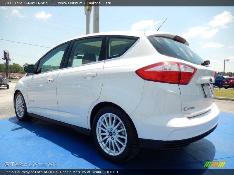 White Platinum / Charcoal Black 2013 Ford C-Max Hybrid SEL