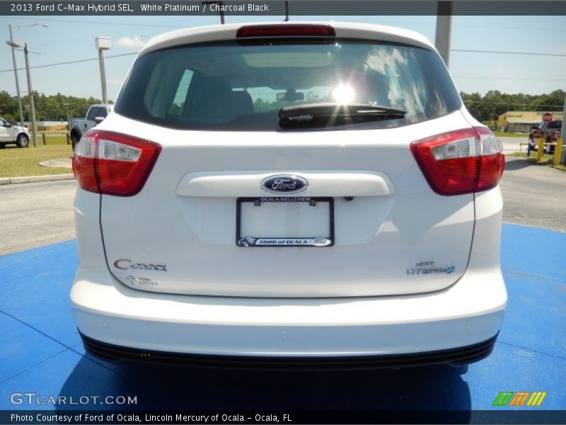 White Platinum / Charcoal Black 2013 Ford C-Max Hybrid SEL
