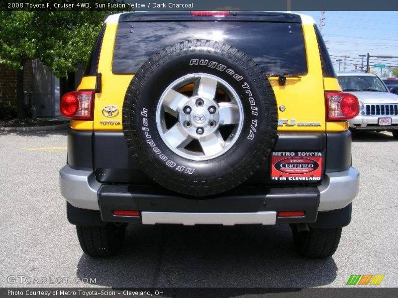 Sun Fusion Yellow / Dark Charcoal 2008 Toyota FJ Cruiser 4WD