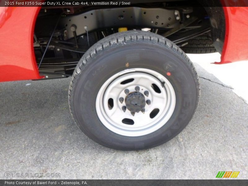 Vermillion Red / Steel 2015 Ford F350 Super Duty XL Crew Cab 4x4