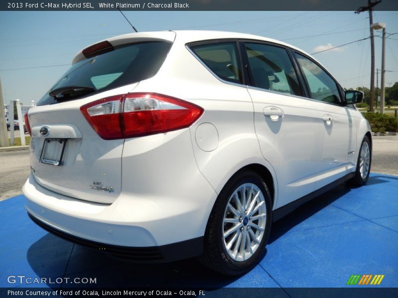 White Platinum / Charcoal Black 2013 Ford C-Max Hybrid SEL