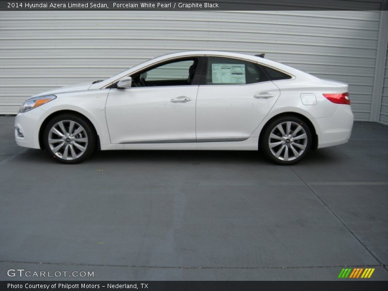  2014 Azera Limited Sedan Porcelain White Pearl