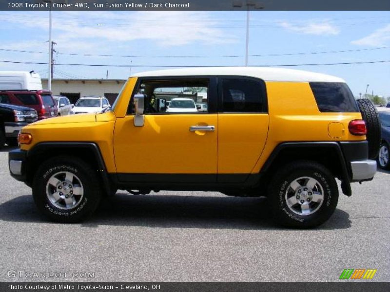 Sun Fusion Yellow / Dark Charcoal 2008 Toyota FJ Cruiser 4WD