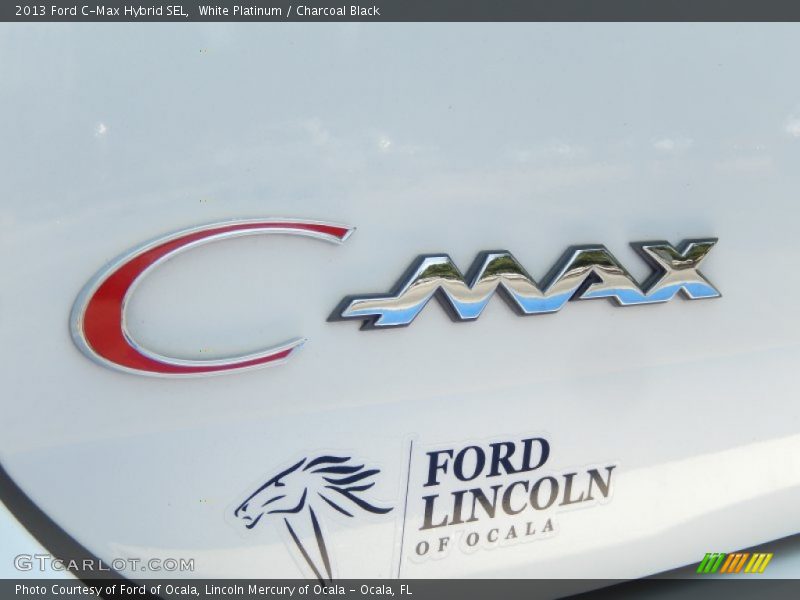 White Platinum / Charcoal Black 2013 Ford C-Max Hybrid SEL