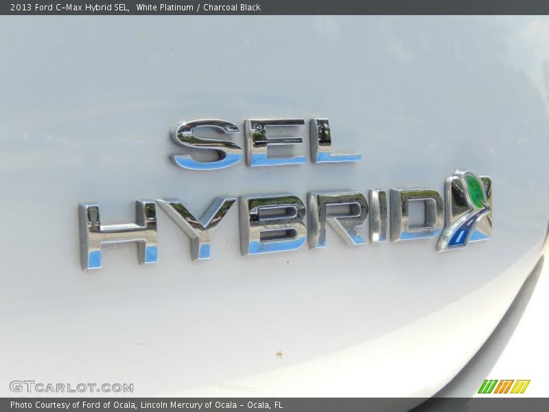 White Platinum / Charcoal Black 2013 Ford C-Max Hybrid SEL