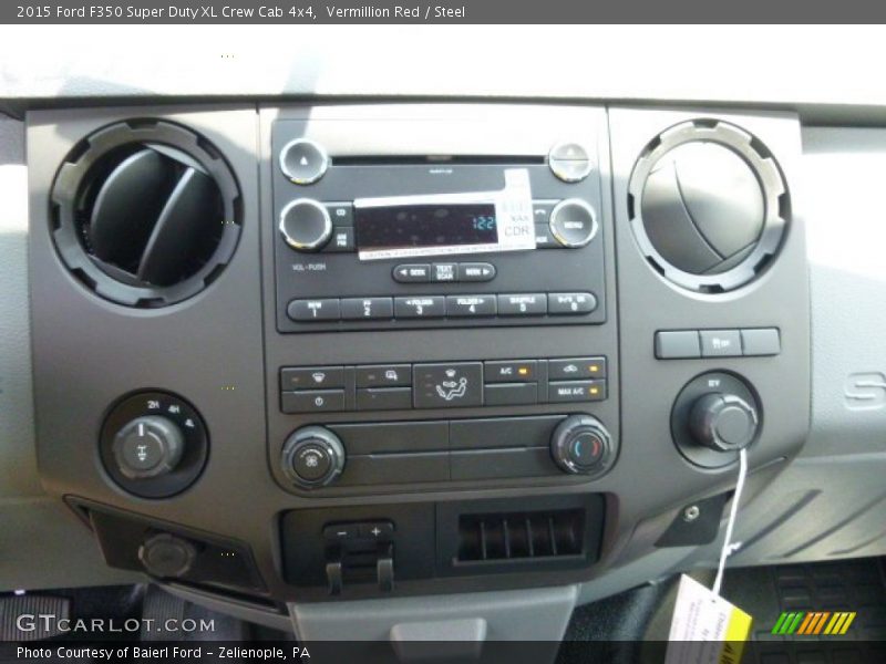 Vermillion Red / Steel 2015 Ford F350 Super Duty XL Crew Cab 4x4