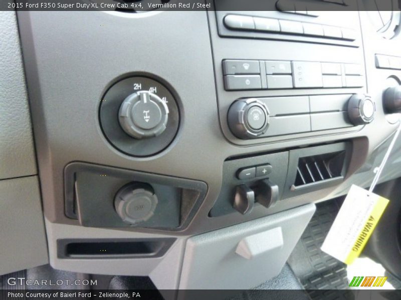 Vermillion Red / Steel 2015 Ford F350 Super Duty XL Crew Cab 4x4