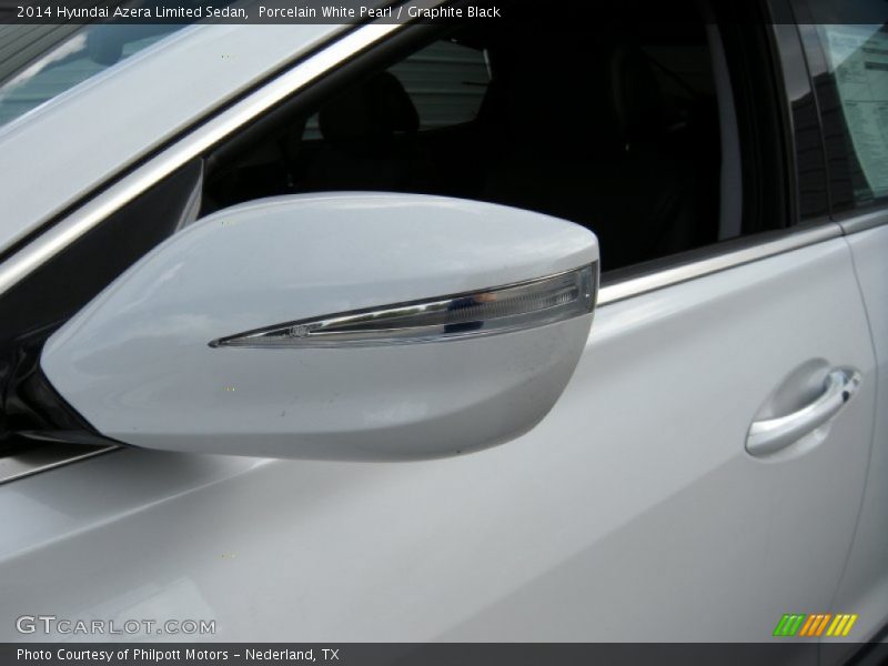 Porcelain White Pearl / Graphite Black 2014 Hyundai Azera Limited Sedan