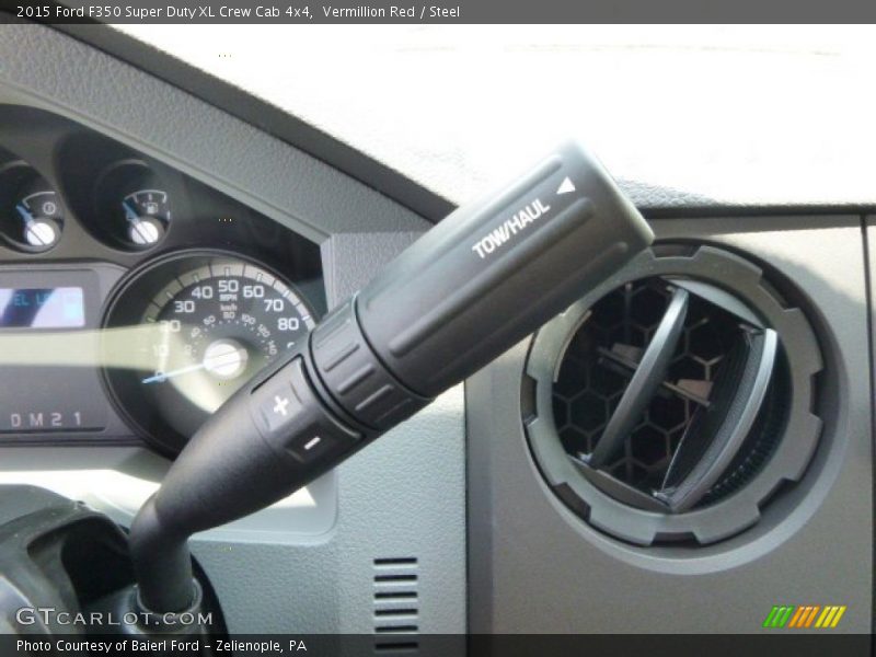 Vermillion Red / Steel 2015 Ford F350 Super Duty XL Crew Cab 4x4