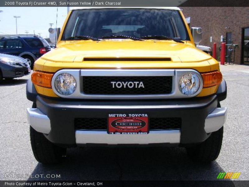 Sun Fusion Yellow / Dark Charcoal 2008 Toyota FJ Cruiser 4WD
