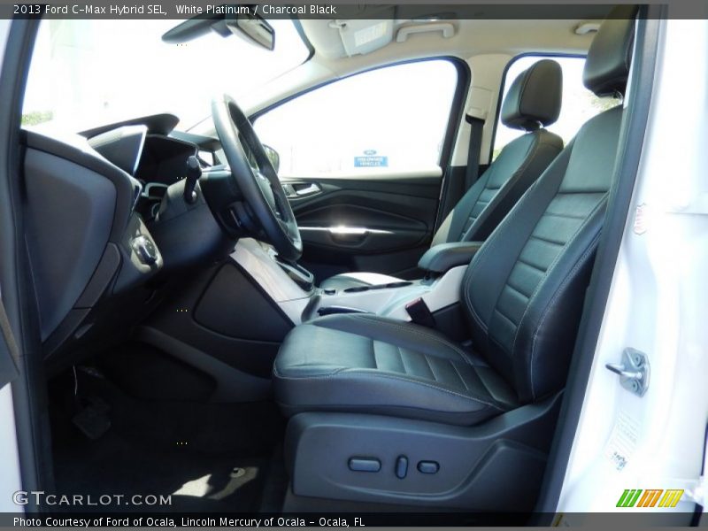 White Platinum / Charcoal Black 2013 Ford C-Max Hybrid SEL