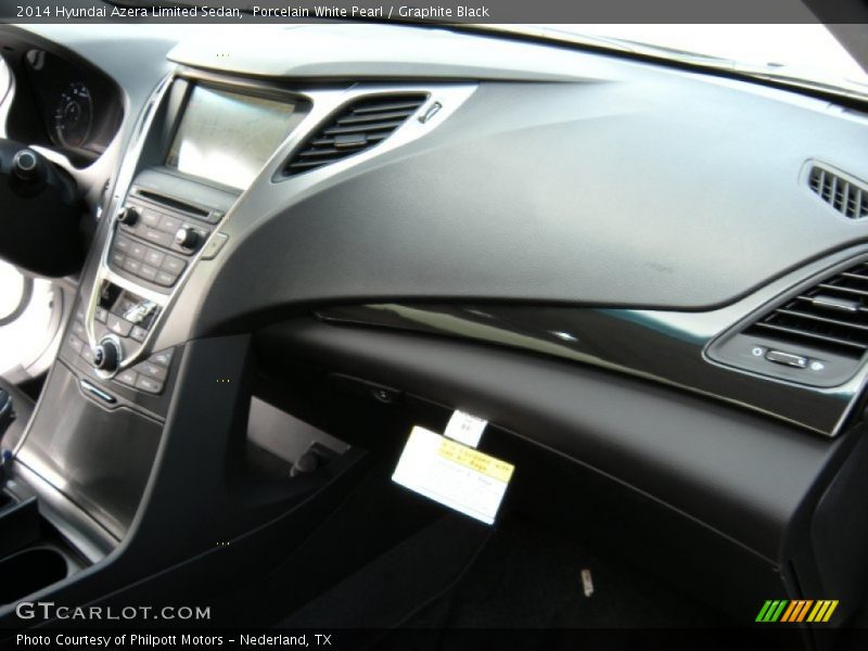 Porcelain White Pearl / Graphite Black 2014 Hyundai Azera Limited Sedan