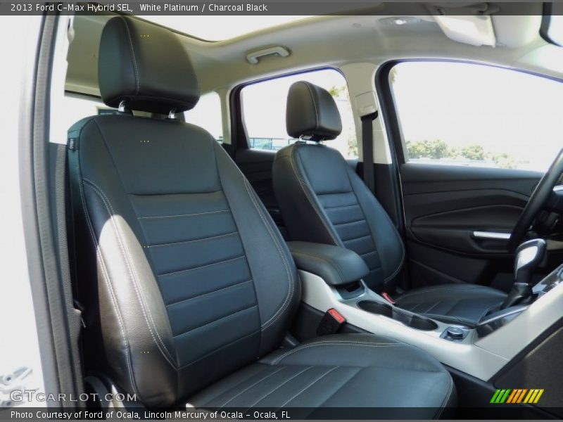 White Platinum / Charcoal Black 2013 Ford C-Max Hybrid SEL