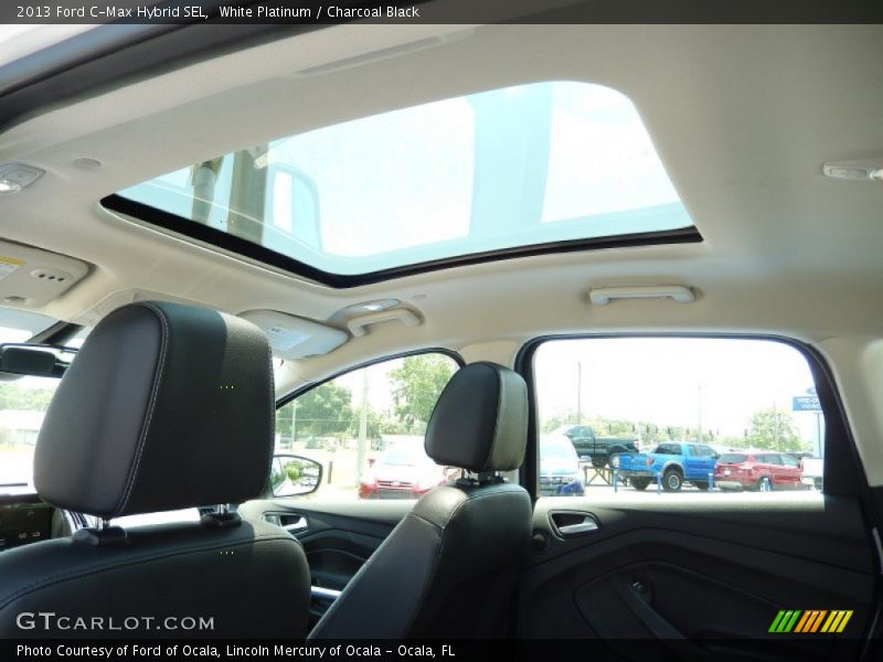 White Platinum / Charcoal Black 2013 Ford C-Max Hybrid SEL