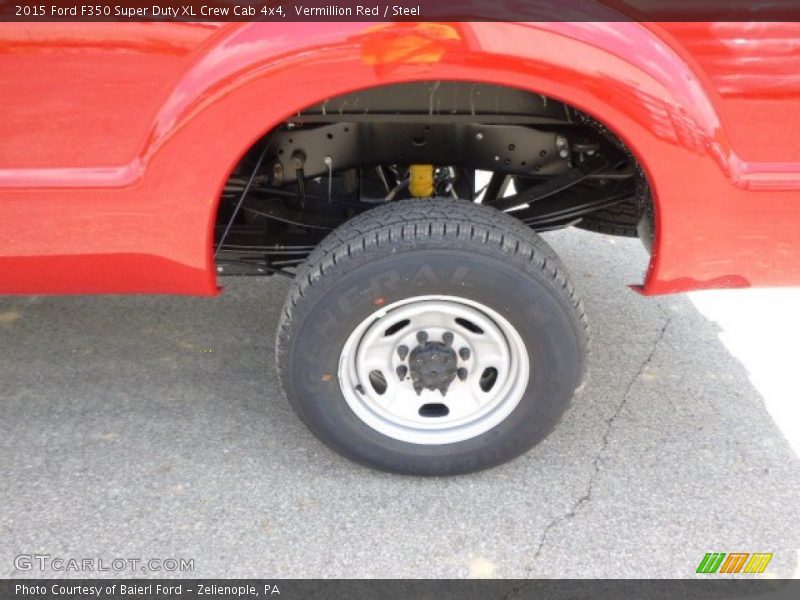 Vermillion Red / Steel 2015 Ford F350 Super Duty XL Crew Cab 4x4