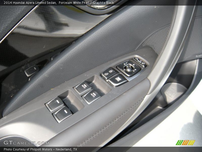 Porcelain White Pearl / Graphite Black 2014 Hyundai Azera Limited Sedan