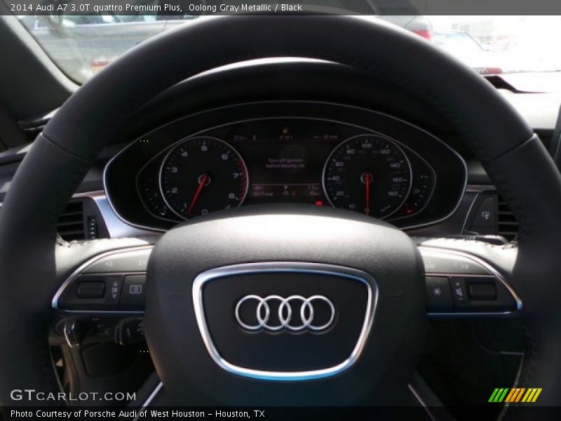 Oolong Gray Metallic / Black 2014 Audi A7 3.0T quattro Premium Plus