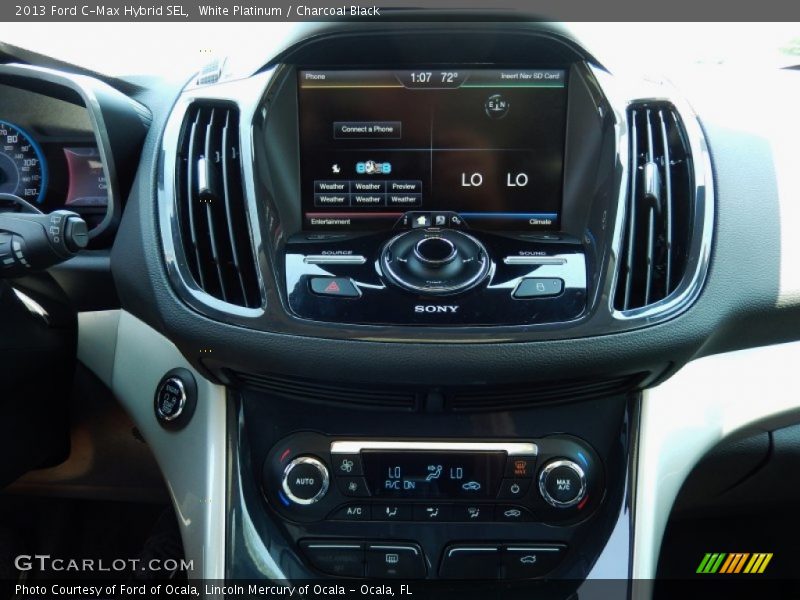 White Platinum / Charcoal Black 2013 Ford C-Max Hybrid SEL