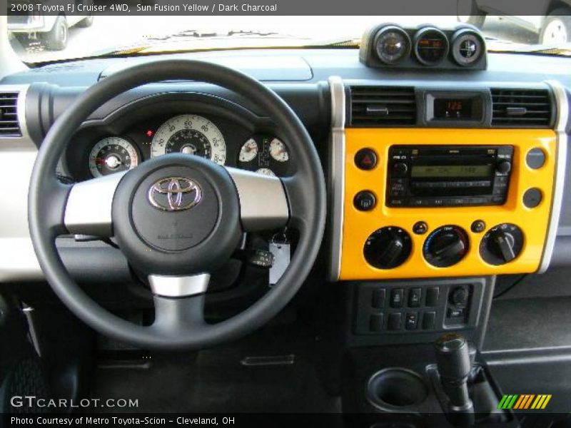 Sun Fusion Yellow / Dark Charcoal 2008 Toyota FJ Cruiser 4WD
