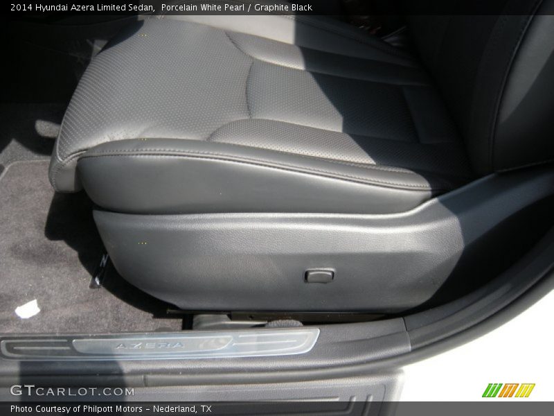 Porcelain White Pearl / Graphite Black 2014 Hyundai Azera Limited Sedan