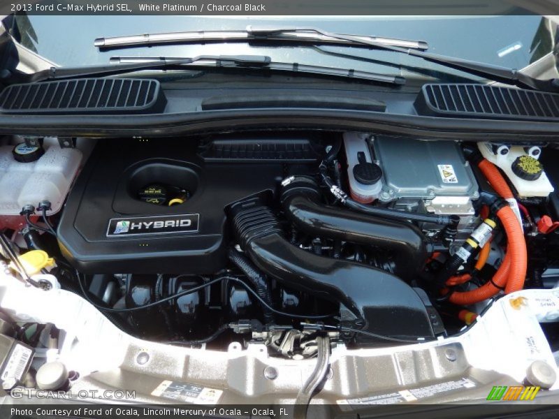 White Platinum / Charcoal Black 2013 Ford C-Max Hybrid SEL