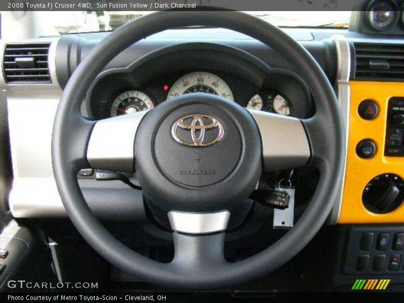 Sun Fusion Yellow / Dark Charcoal 2008 Toyota FJ Cruiser 4WD