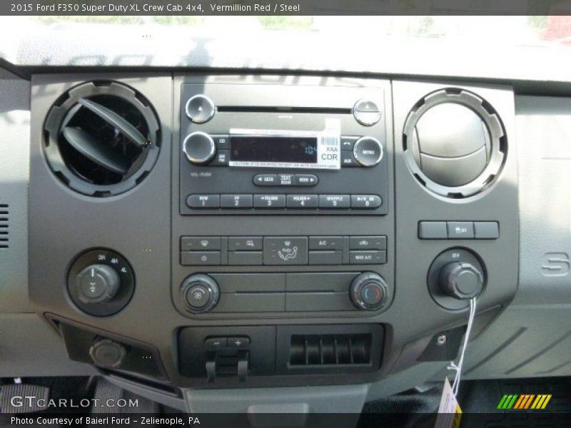 Vermillion Red / Steel 2015 Ford F350 Super Duty XL Crew Cab 4x4
