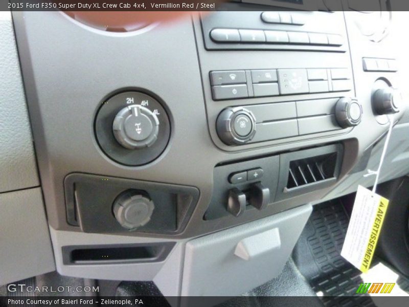 Vermillion Red / Steel 2015 Ford F350 Super Duty XL Crew Cab 4x4