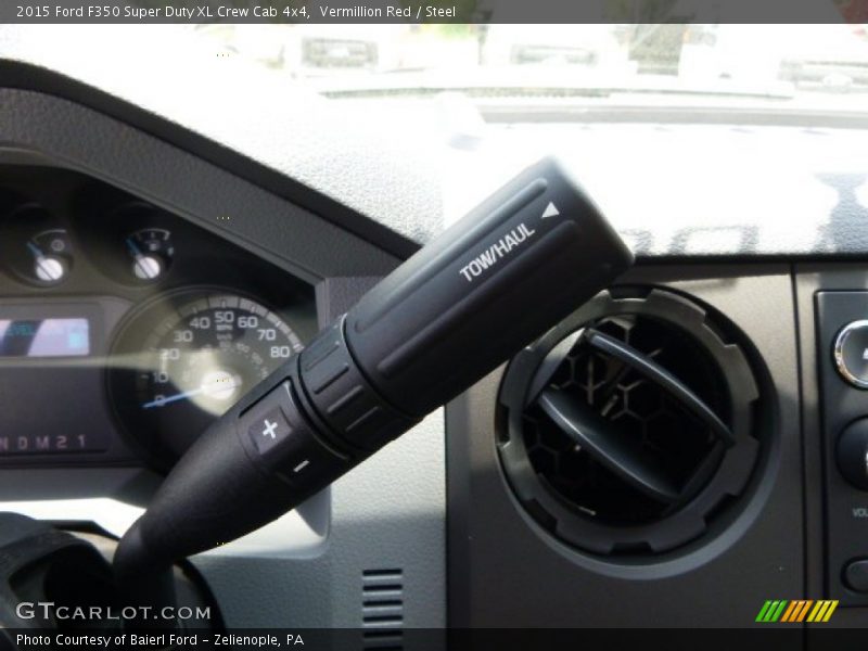 Vermillion Red / Steel 2015 Ford F350 Super Duty XL Crew Cab 4x4