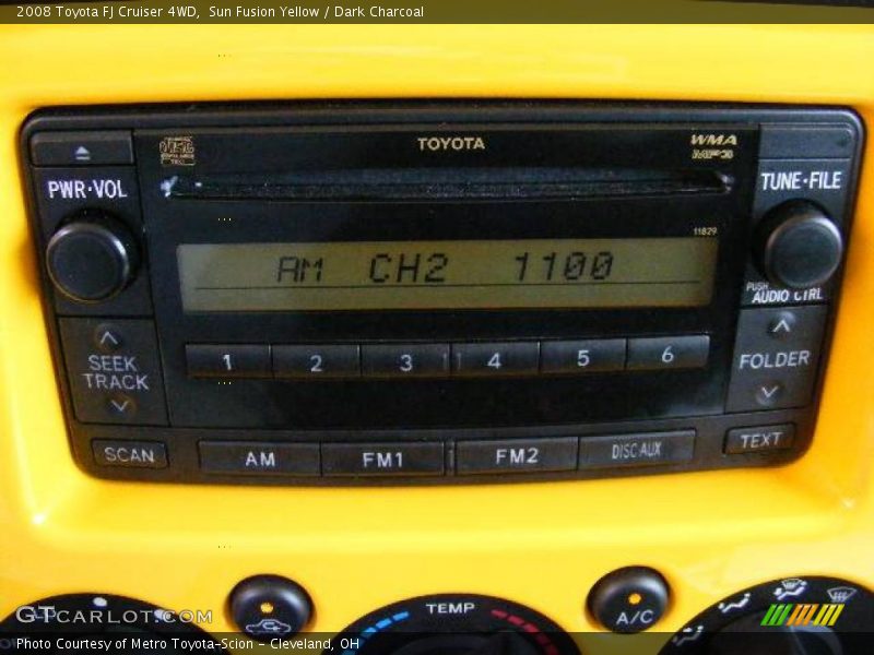 Sun Fusion Yellow / Dark Charcoal 2008 Toyota FJ Cruiser 4WD