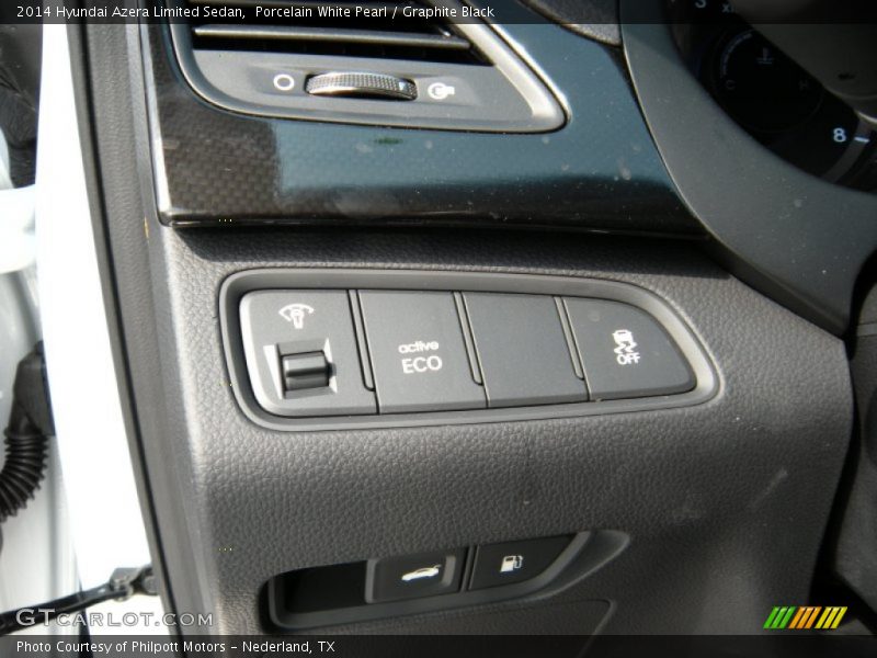 Porcelain White Pearl / Graphite Black 2014 Hyundai Azera Limited Sedan