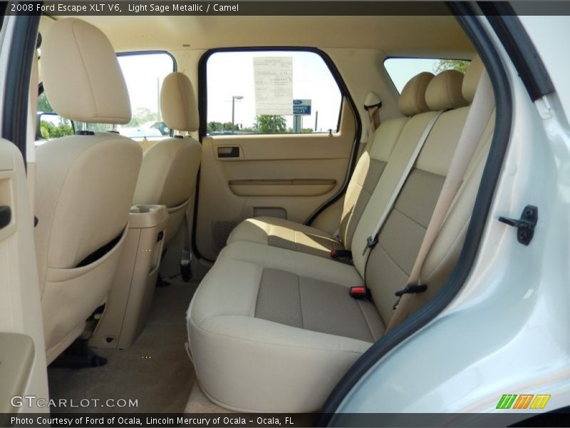 Light Sage Metallic / Camel 2008 Ford Escape XLT V6