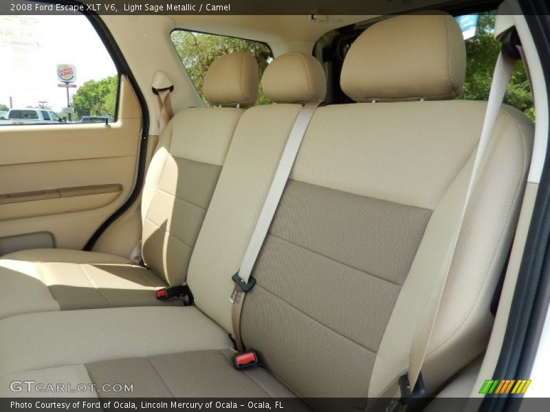 Light Sage Metallic / Camel 2008 Ford Escape XLT V6