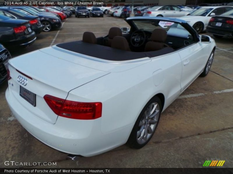 Ibis White / Chestnut Brown 2014 Audi A5 2.0T Cabriolet