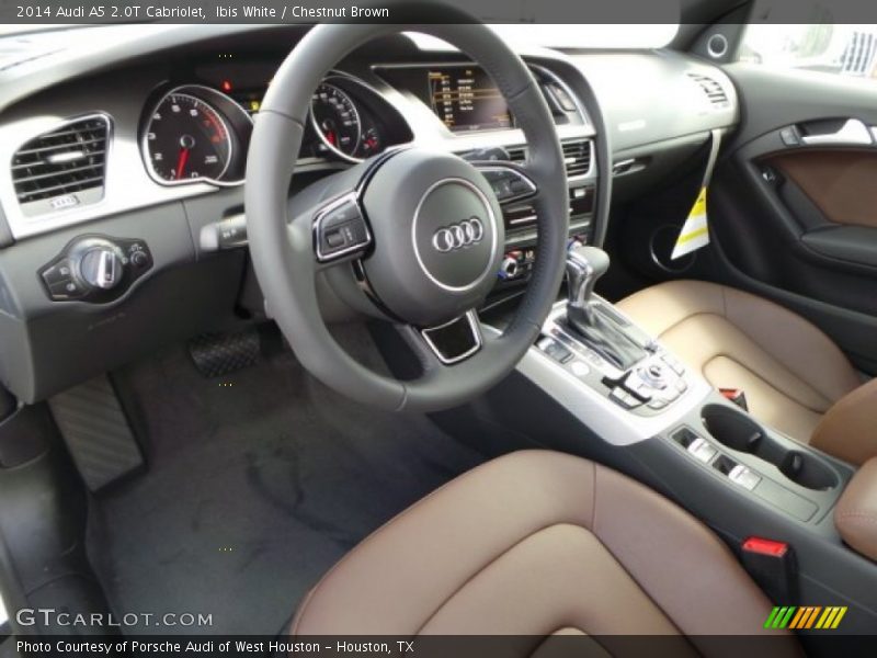  2014 A5 2.0T Cabriolet Chestnut Brown Interior