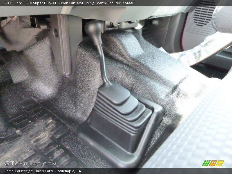 Vermillion Red / Steel 2015 Ford F250 Super Duty XL Super Cab 4x4 Utility
